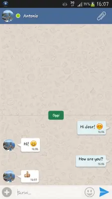 SimpleChat android App screenshot 1